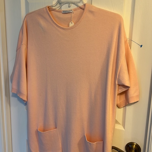 NWT Joan Vass 100% cotton sweater dress - Picture 4 of 9